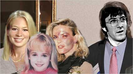 Petit family as media would have you see them- Natalee, JonBenet, Nicole and STRAW DOGS emasculated husband Dustin Hoffman.