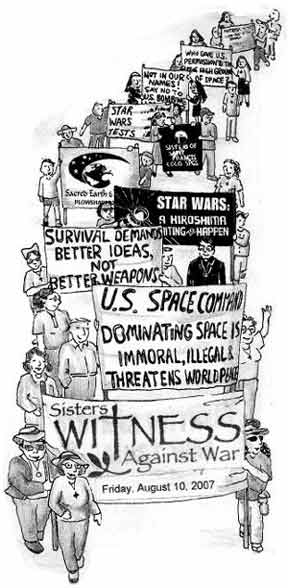 Sisters witness against war