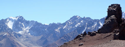 Andes Argentina Chile border