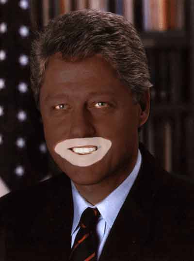 Clinton blackface