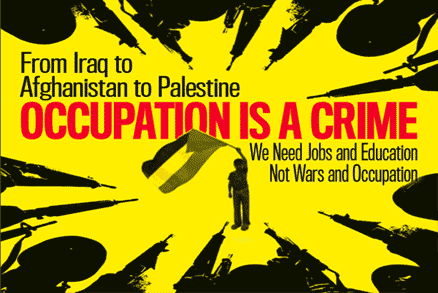Occupation is a crime