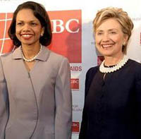 Hillary and Condoleezza