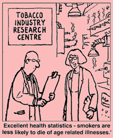 comic tobacco research
