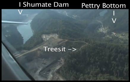 Aerial overview of Pettry Bottom, Massey Operation, and Steepleton-Stocks Treesit