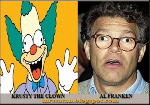 Al Franken clown