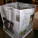 newspaper trash